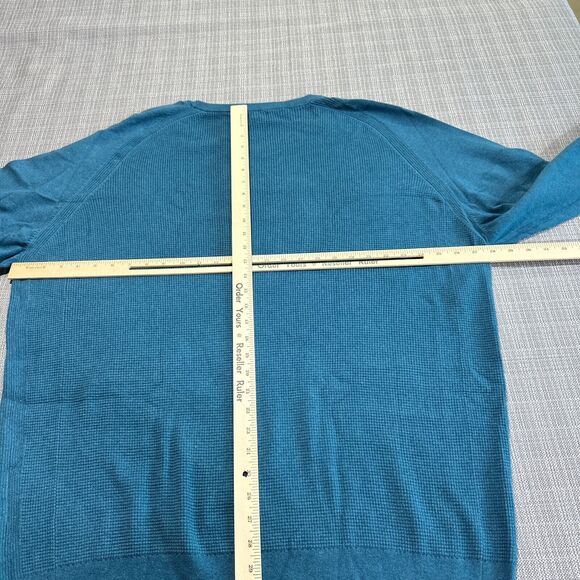 Cutter Buck Sweater Mens 3XLT Teal‎ Blue Thermal Pullover Outdoors Casual 2 - Picture 5 of 9